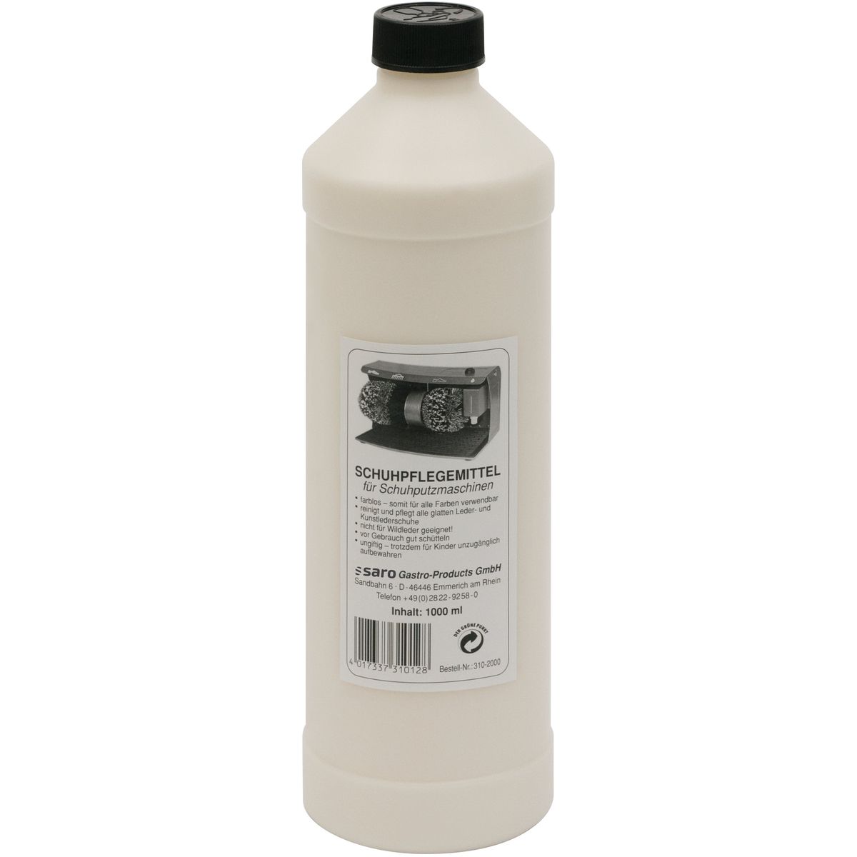 SARO 1 liter flydende skocreme, farveløs - 5