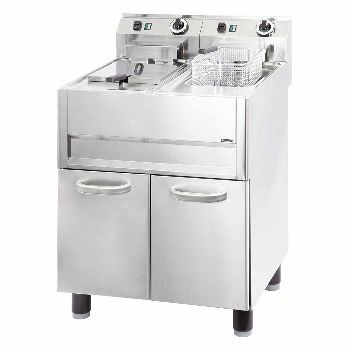 Friture Pro - 2x13 liter - 2x9.9 kW - Med underskab