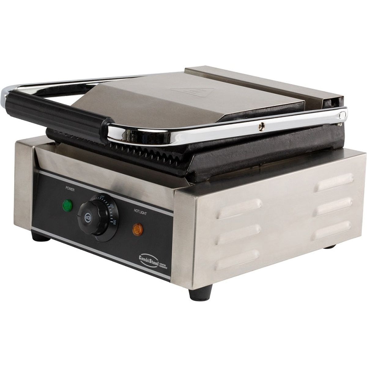 Kontaktgrill / Klemgrill - Rillet overflade - 320 x 410 mm