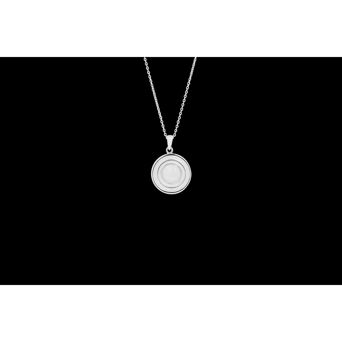 IX Anker Necklace Moonstone Silver