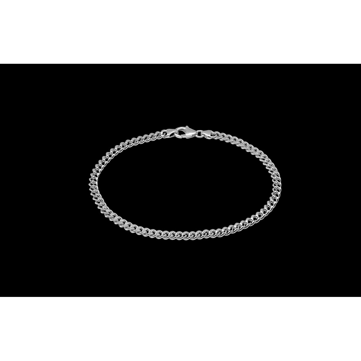 IX Curb Bracelet Silver