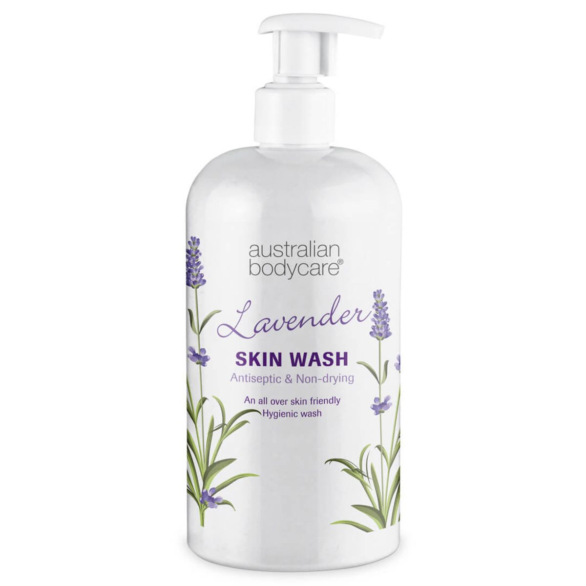 Professionel Lavendel Skin Wash â Professionel Showergel med Tea Tree Oil og Lavendel til daglig kropsvask - 500 ml