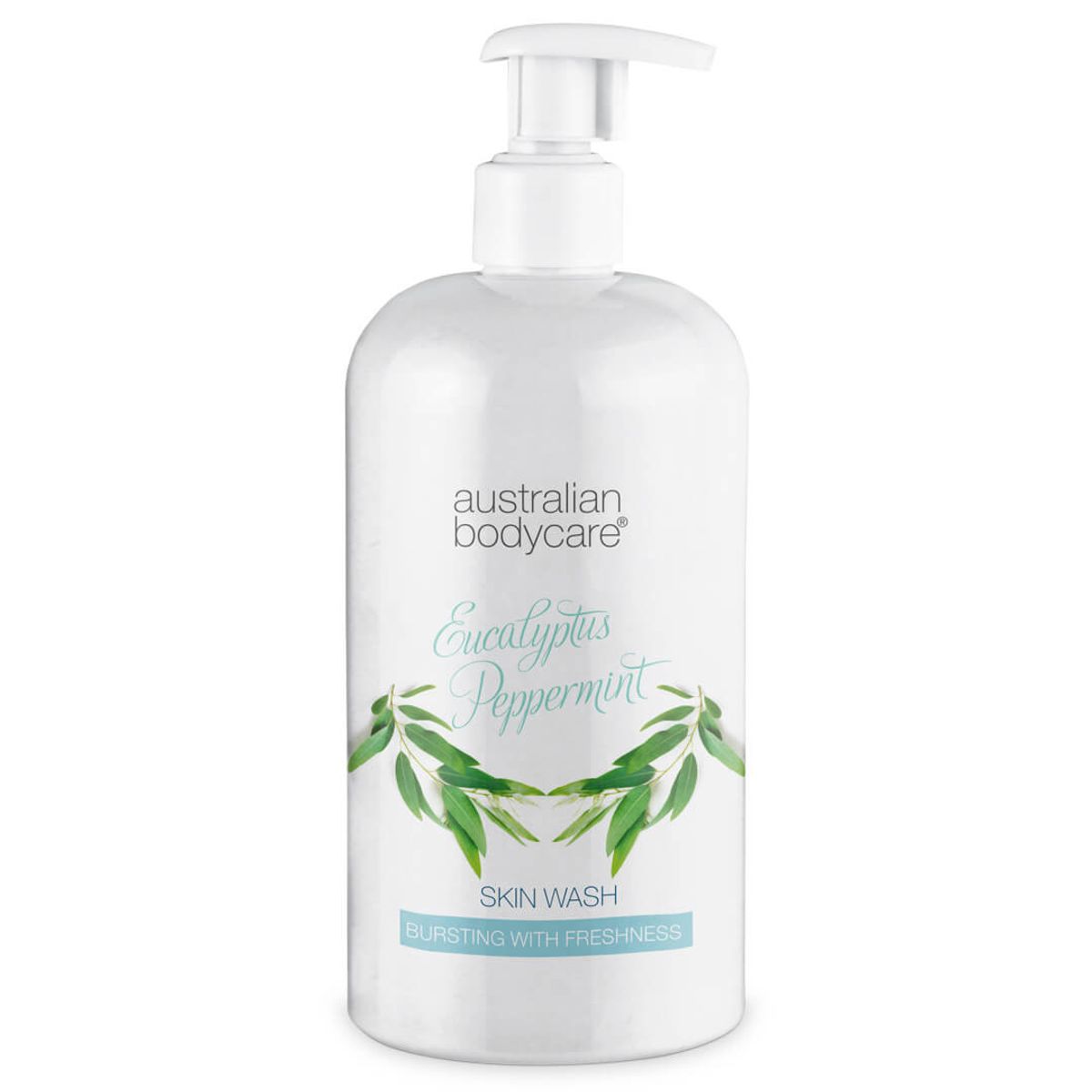 Professionel Eucalyptus Skin Wash â Showergel til professionel brug med naturlig Tea Tree Oil og eukalyptus - 500 ml