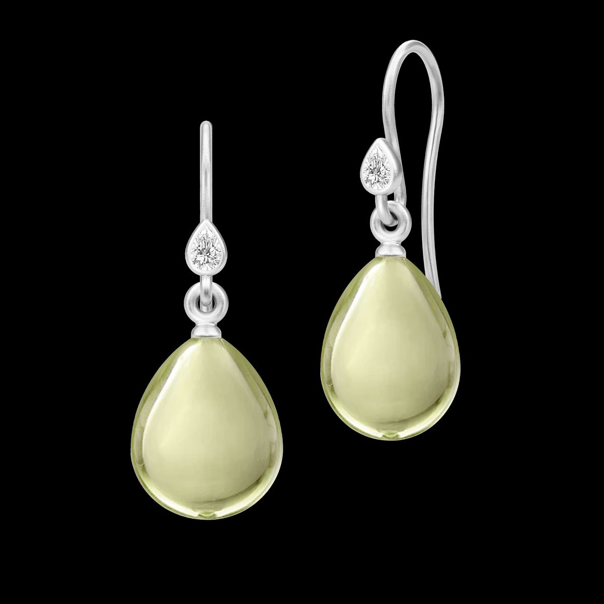 Prima Ballerina Earrings Olive