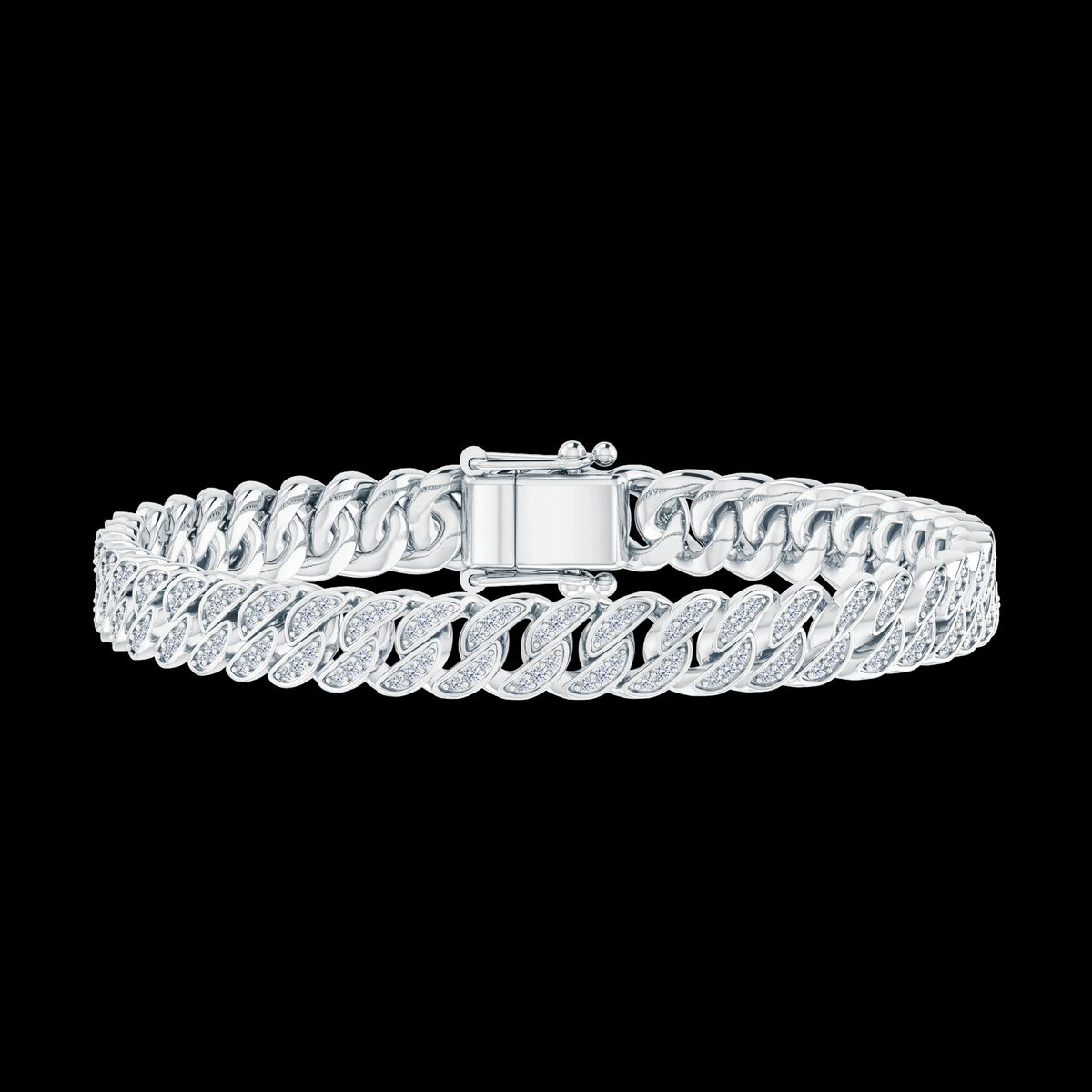 Curb Diamond Bracelet 6mm