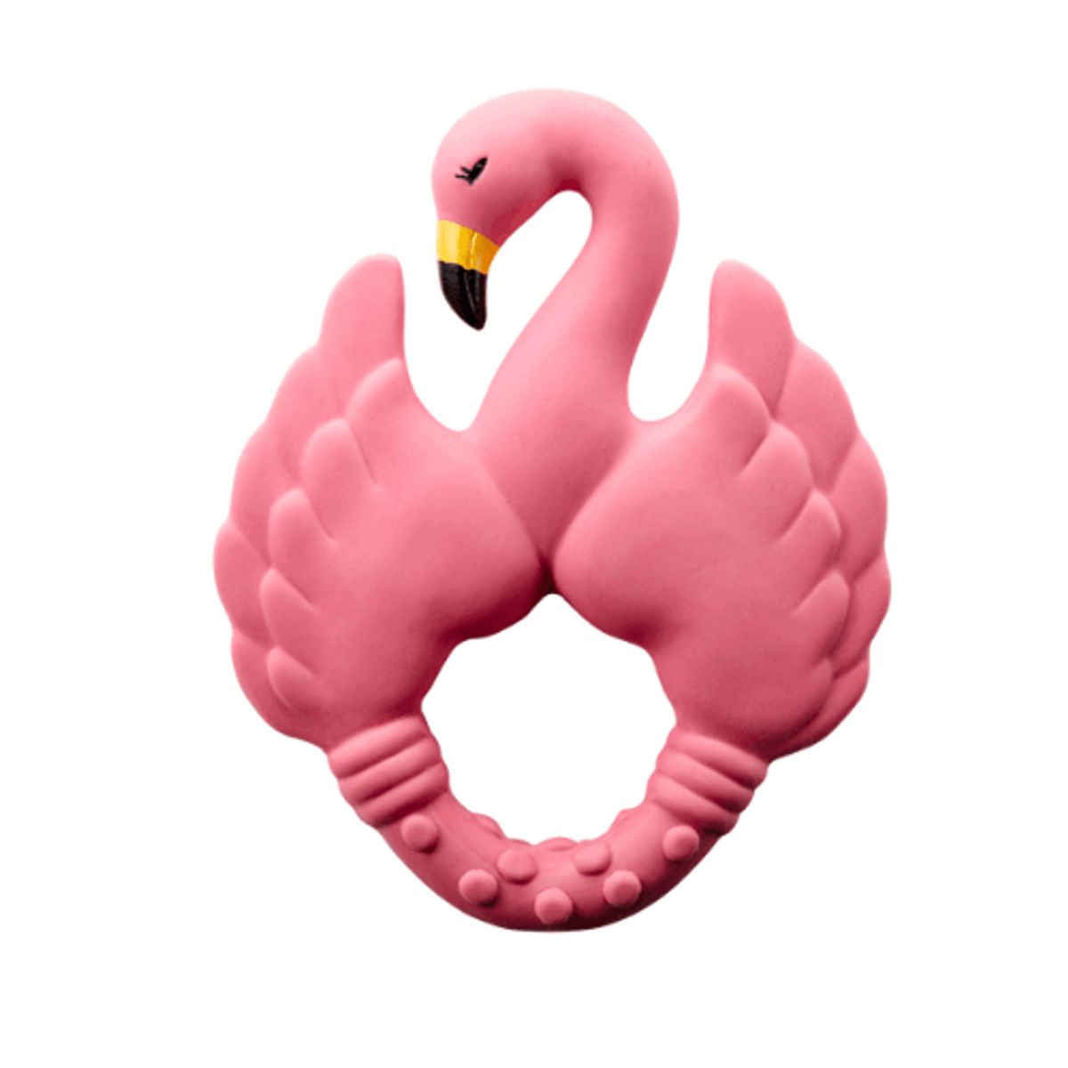 Natruba - Bidering flamingo | Naturgummi