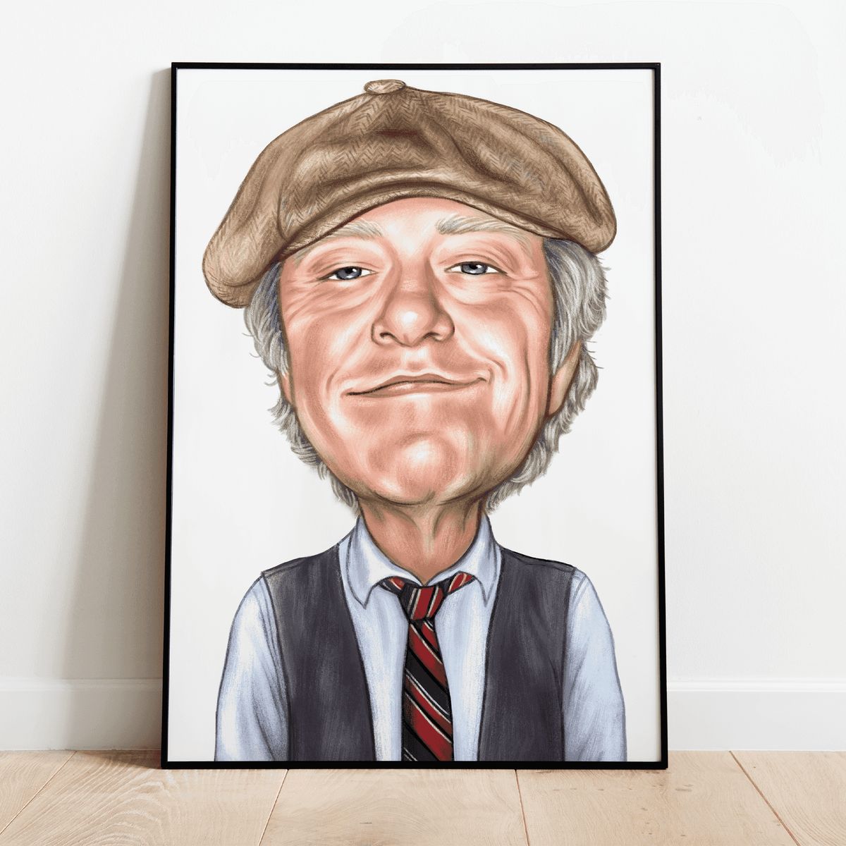 Kim Larsen - Karikaturtegning plakat