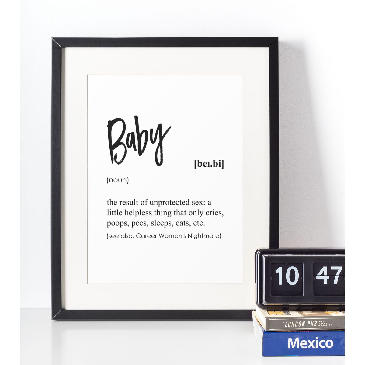 Baby definition plakat