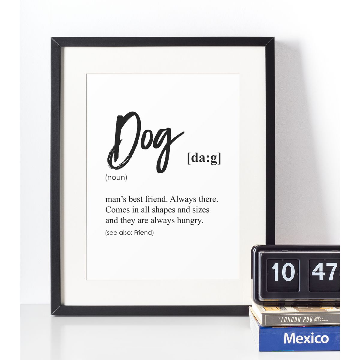 Dog definition plakat