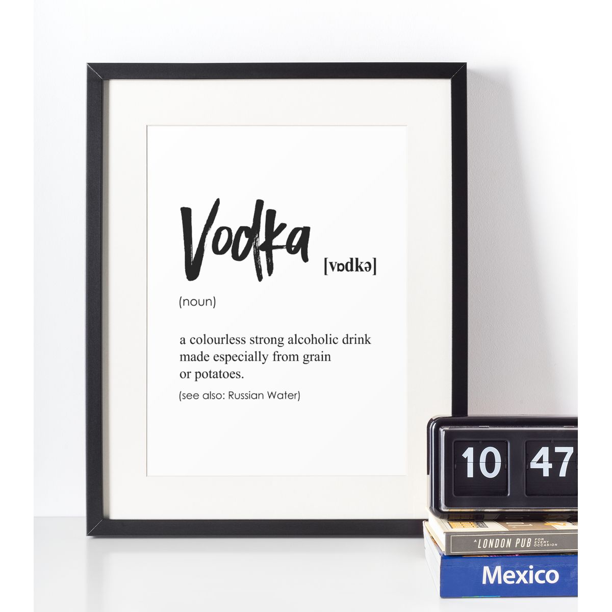 Vodka definition plakat