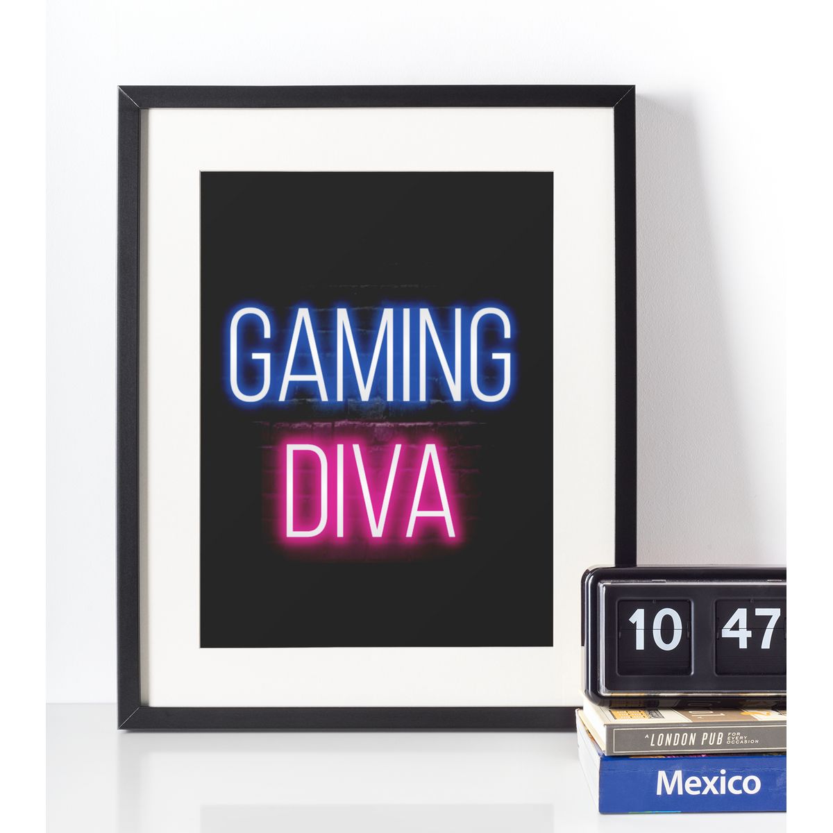 Neon Plakat - Gaming Diva