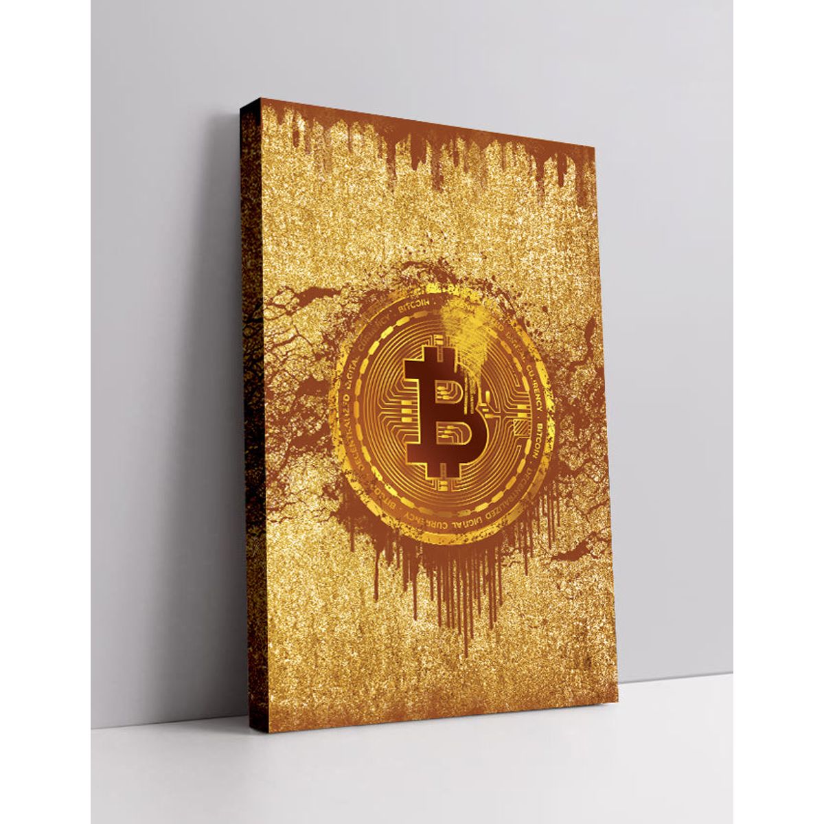 Bitcoin Gold - Plakat/Lærred