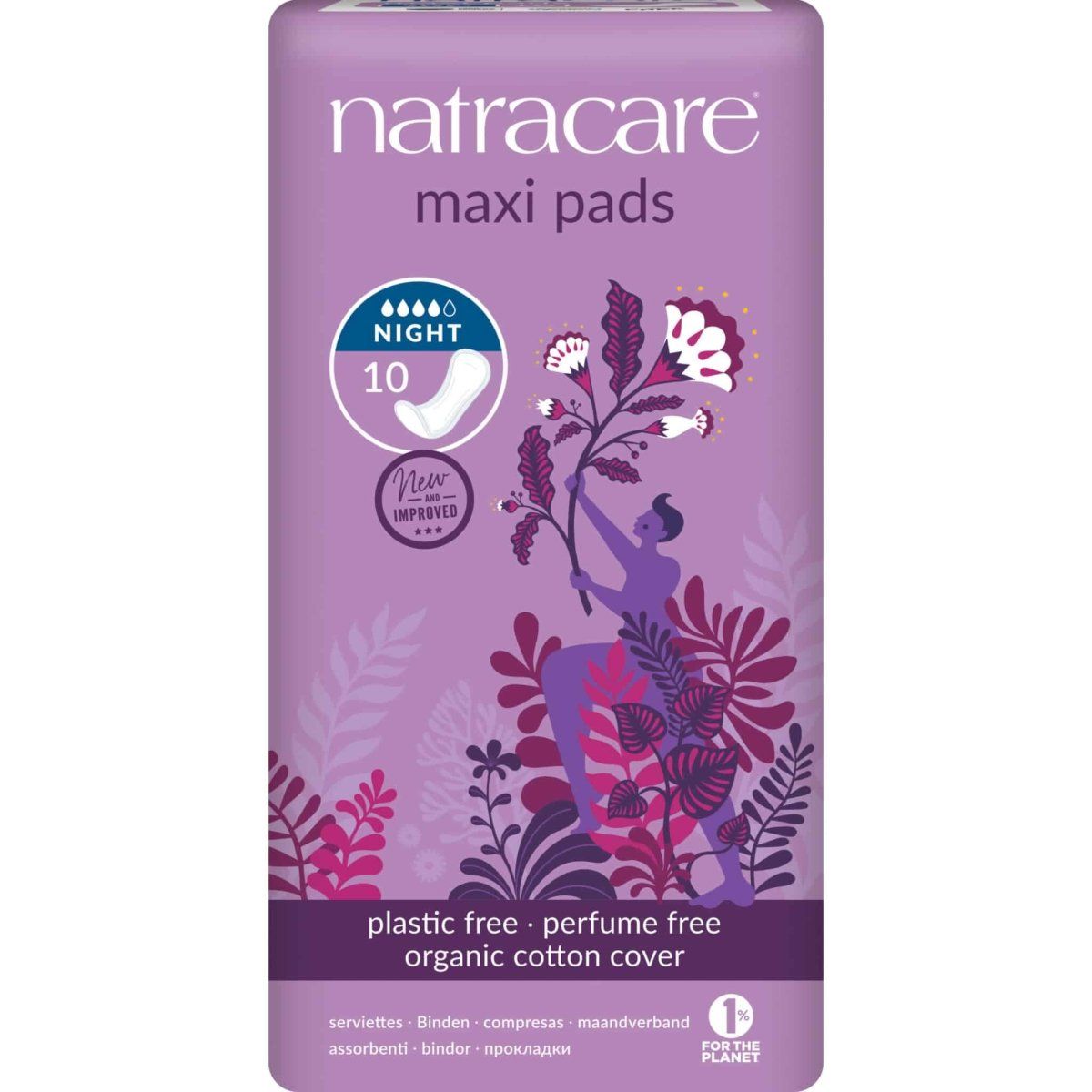 Natracare maxi bind Nat, 10 stk. - Natracare - Intimate care - Buump