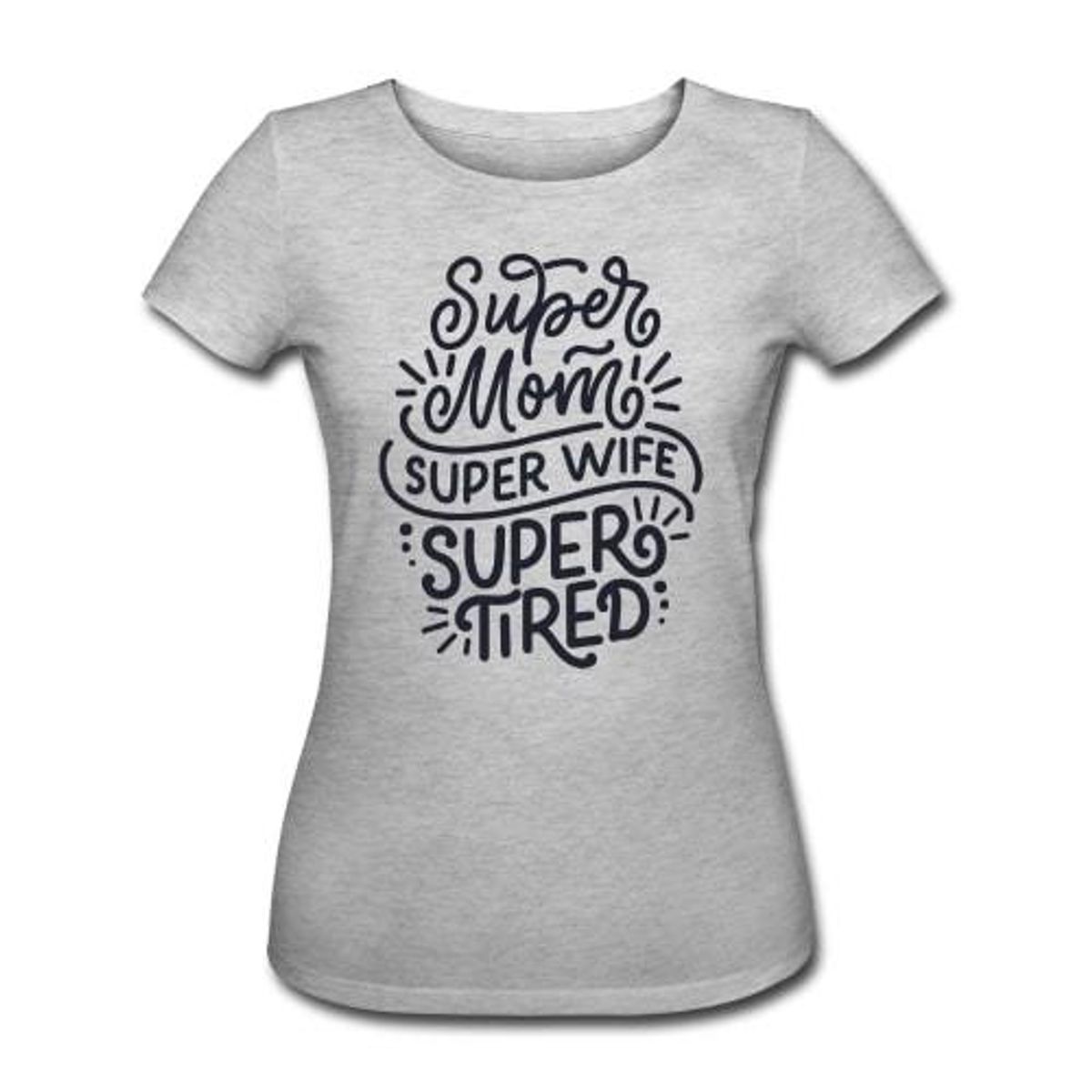 T - shirt gravid "Super mom" økologisk bomuld - Buump - T - shirt - Buump