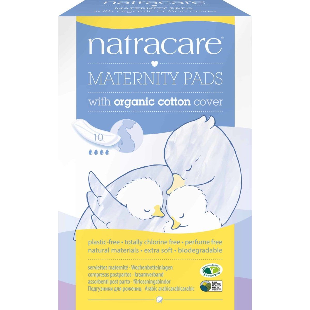 Natracare efterfødselsbind, økologisk bomuld, 10 stk. - Natracare - Intimate care - Buump