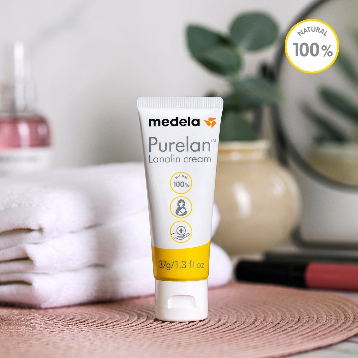 Medela Purelan Lanolincreme til tørre brystvorter, 37g - Medela - Skincare - Buump