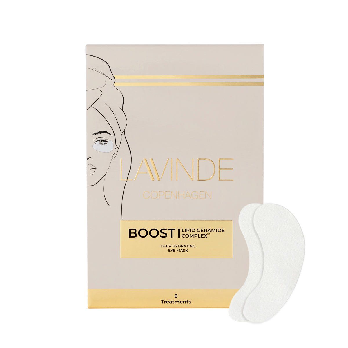 Lavinde Boost Deep Hydrating Eye Mask, 6 behandlinger - Lavinde Copenhagen - Cosmetics - Buump