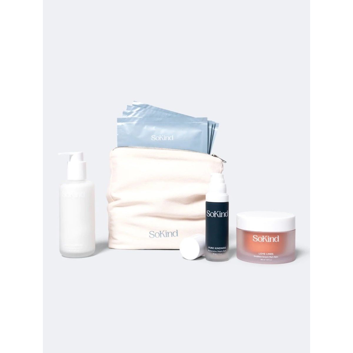 SoKind Pregnancy Skincare Kit, komplet hudplejeserie til gravide og nybagte mødre - SoKind - Skincare - Buump