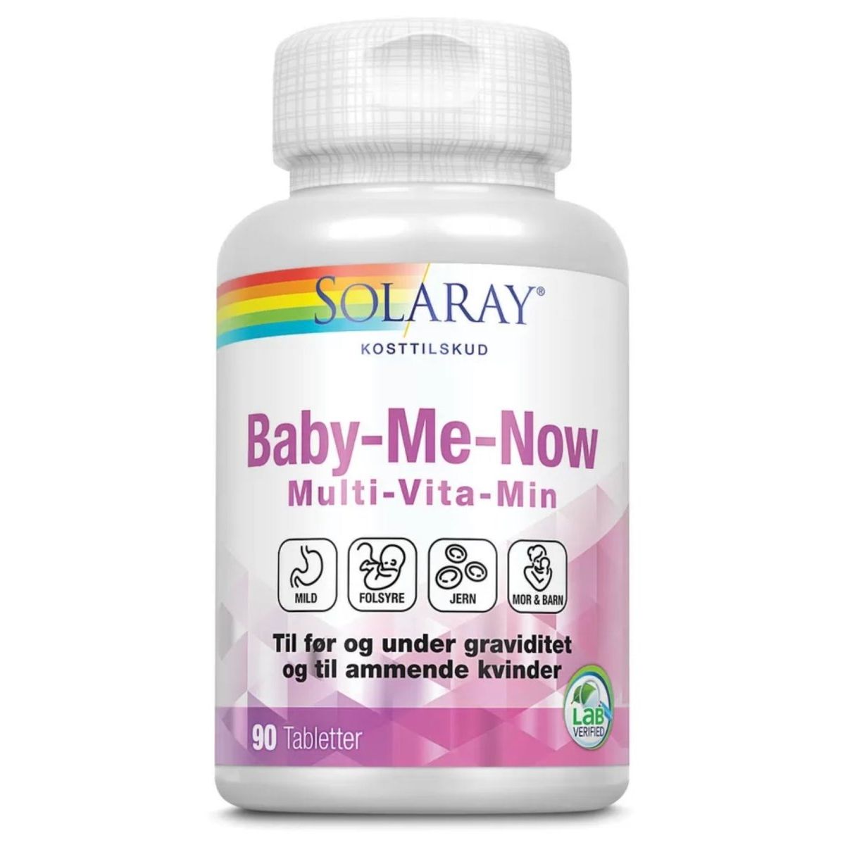 Solaray Baby - Me - Now multivitaminer, 90 tabletter - Solaray - Vitamins - Buump