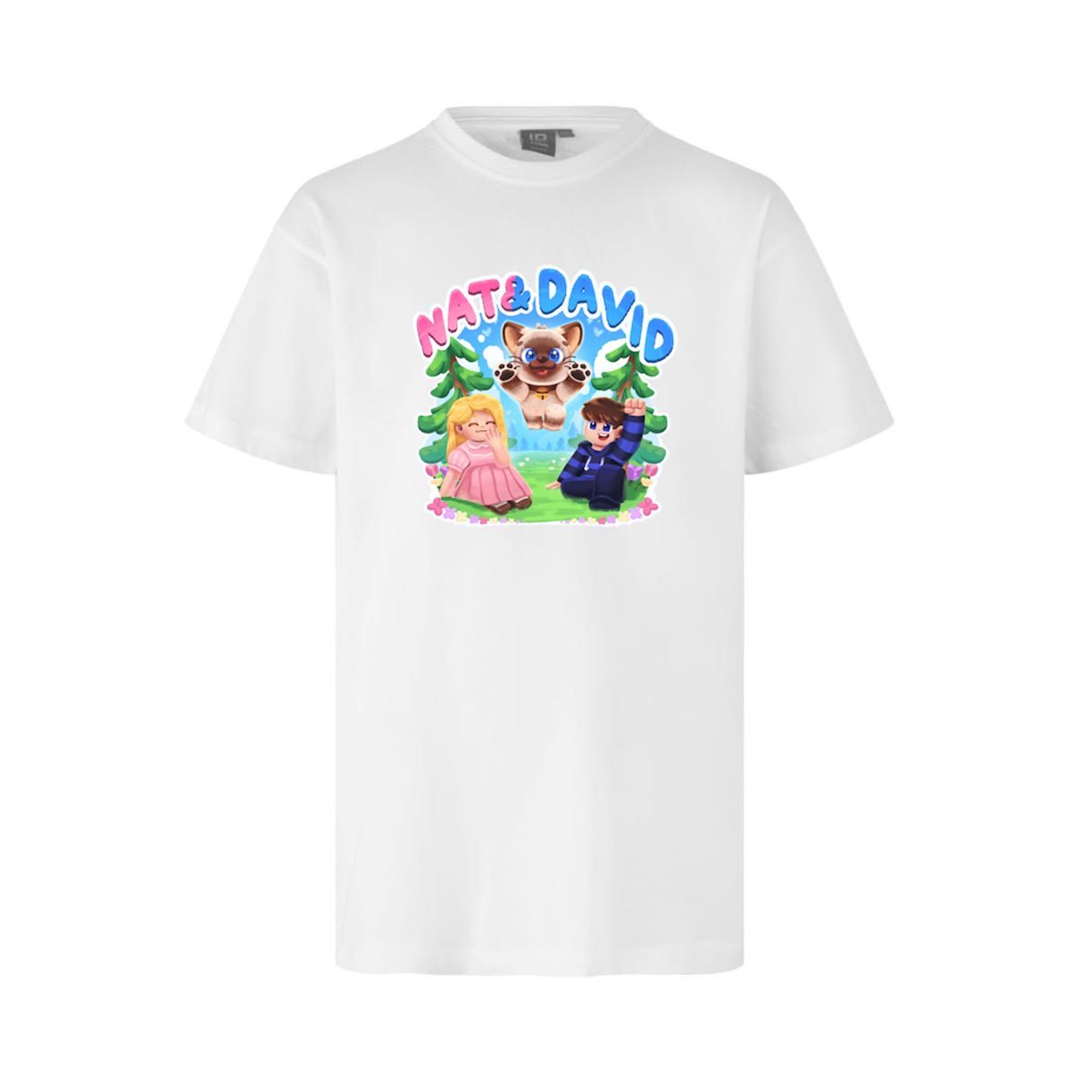 Nat&David Olaf Tee - Hvid | 8-10