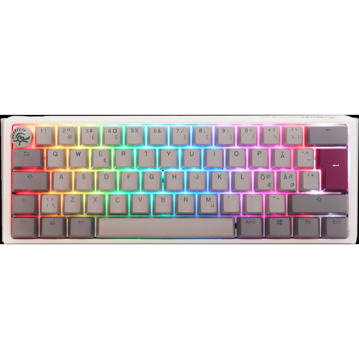 Ducky One 3 - Mist Nordic - Mini 60% - Cherry Brown - RGB