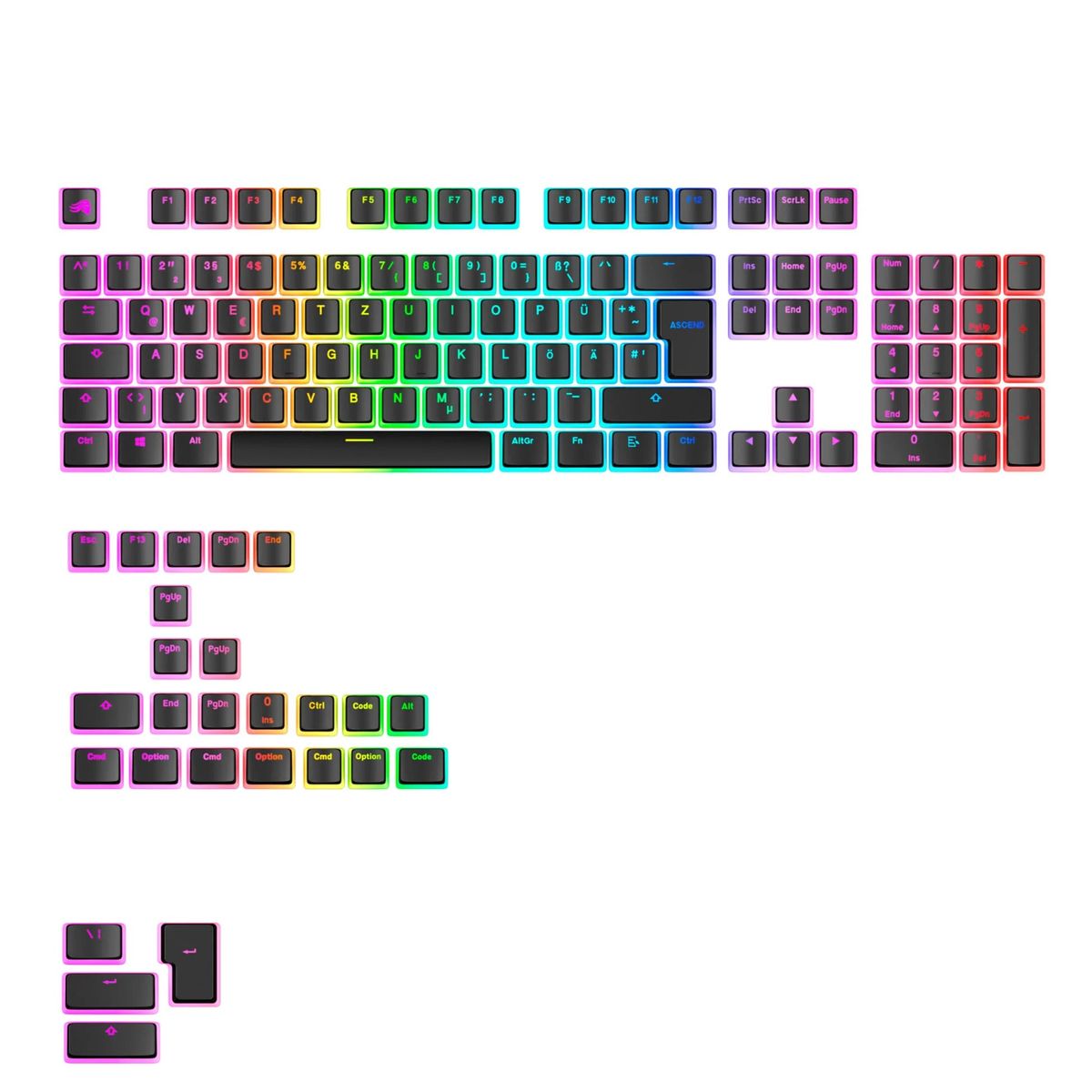 Glorious Aura V3 Keycaps Sort - (131pcs)