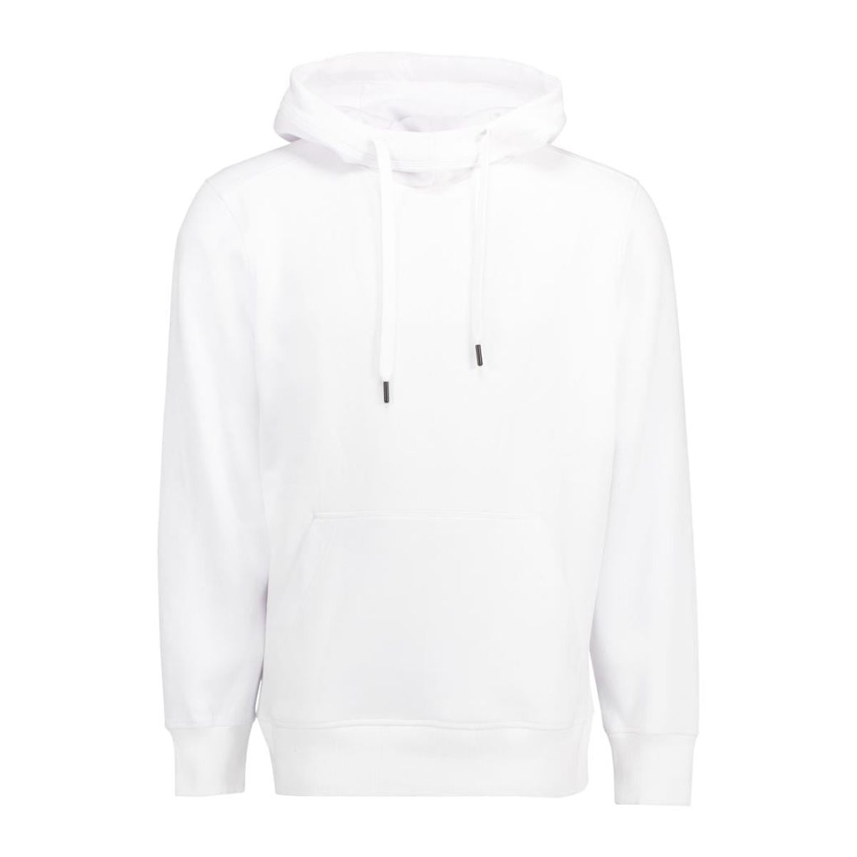 Plain Hoodie - Hvid | M