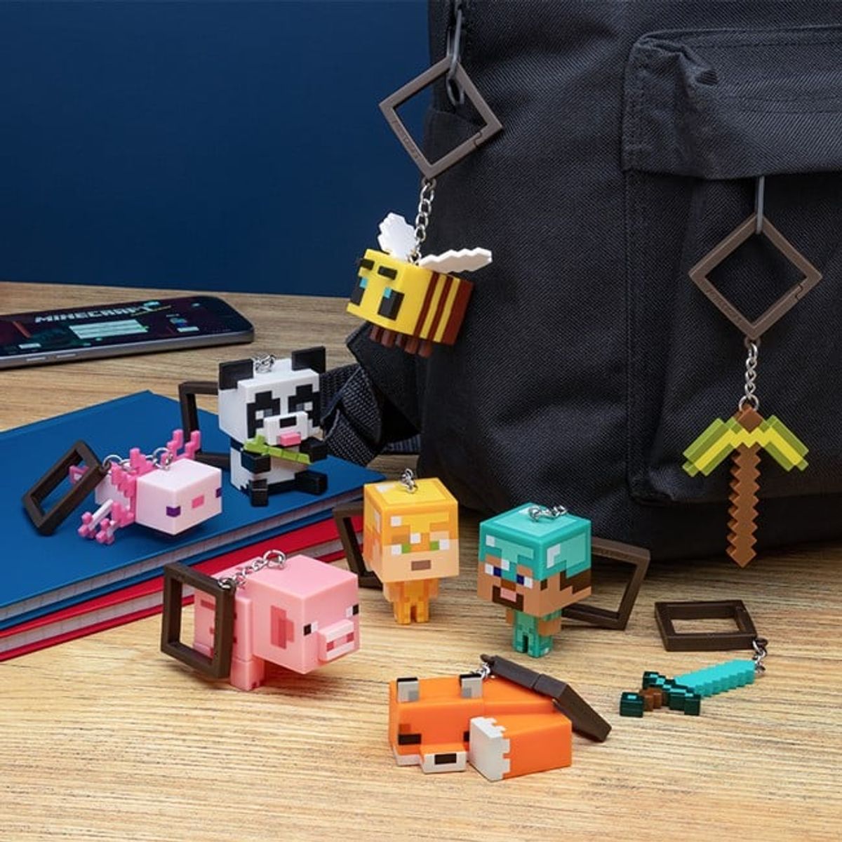 Minecraft Backpack Buddies( Assorteret )