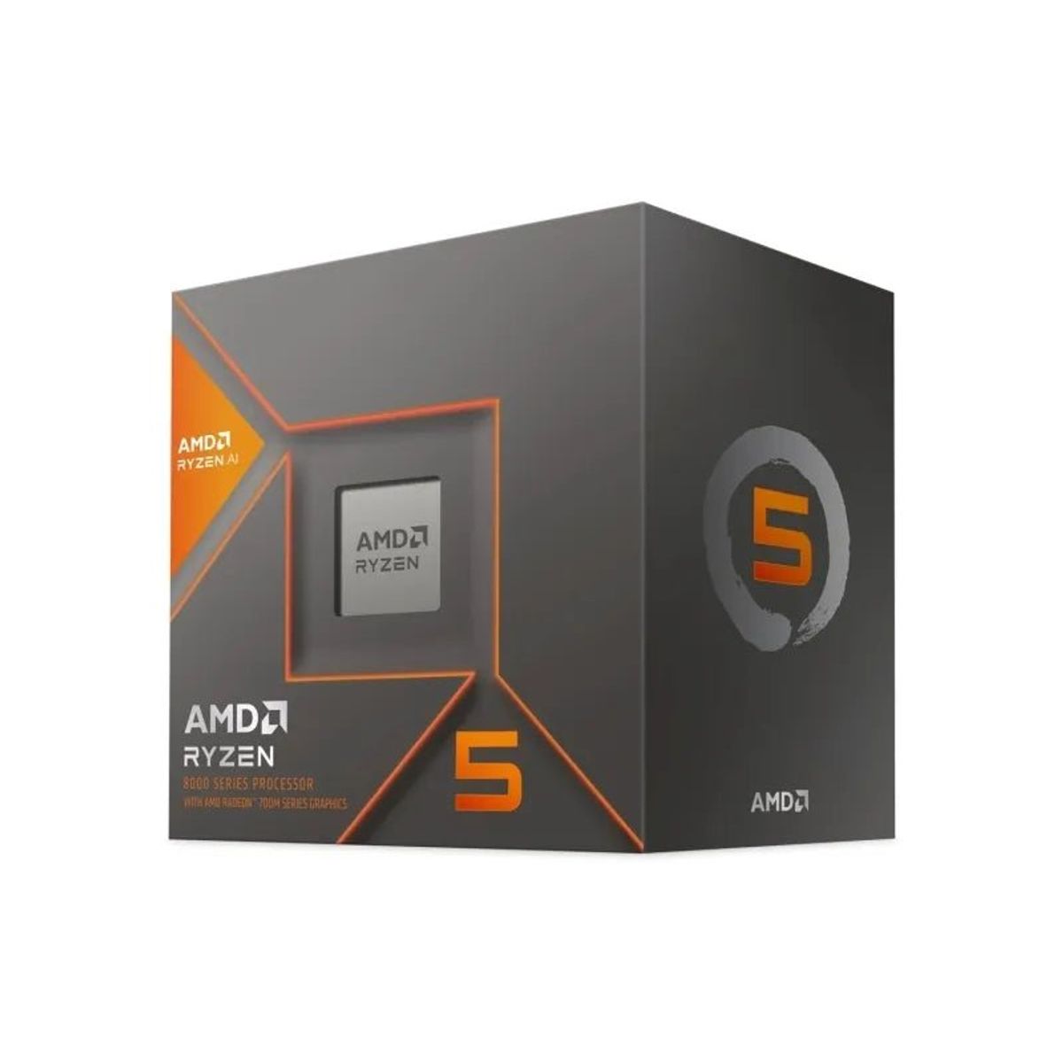 AMD CPU Ryzen 5 8600G 4.3GHz 6 kerner Socket AM5 PIB - m/køler