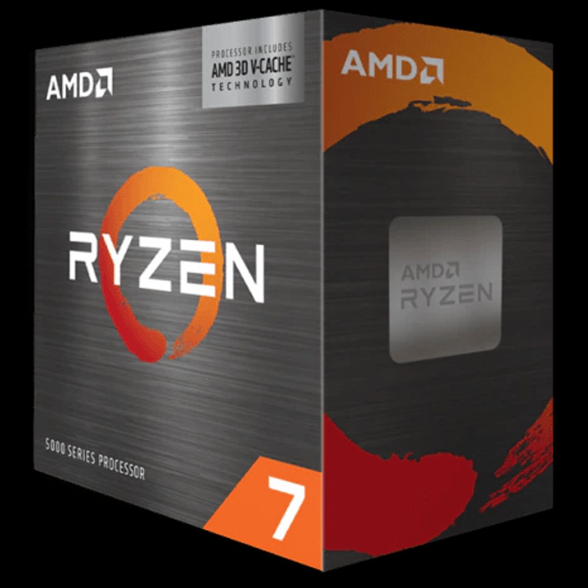 AMD CPU Ryzen 7 5700X3D 3GHz 8 kerner Socket AM4 WOF - u/køler