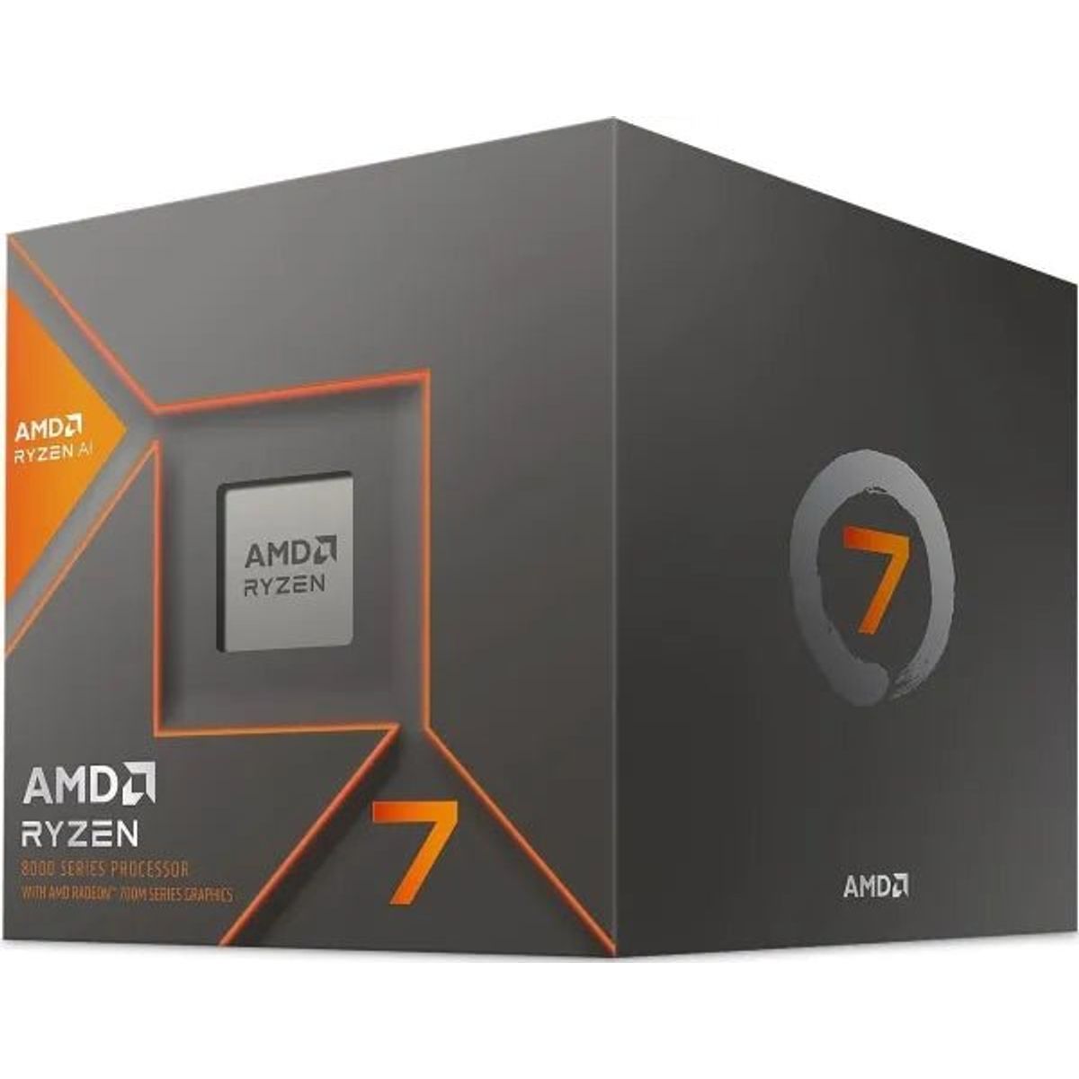 AMD CPU Ryzen 7 8700G 4.2GHz 8 kerner Socket AM5 PIB - m/køler