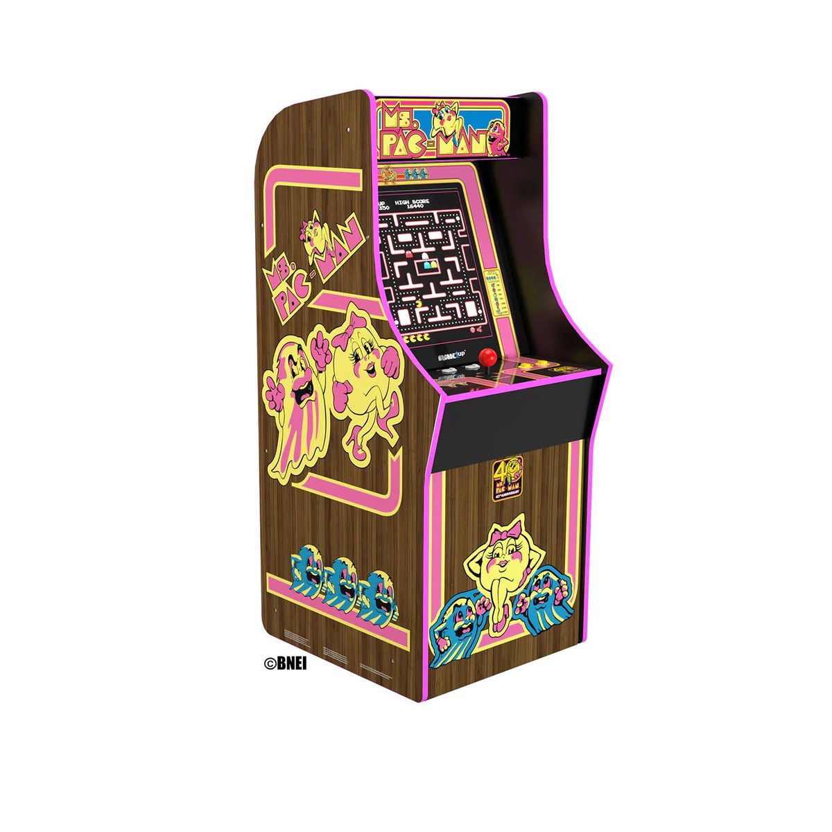 ARCADE 1 Up Ms. Pac-Man 40th Anniversary Arcade Machine