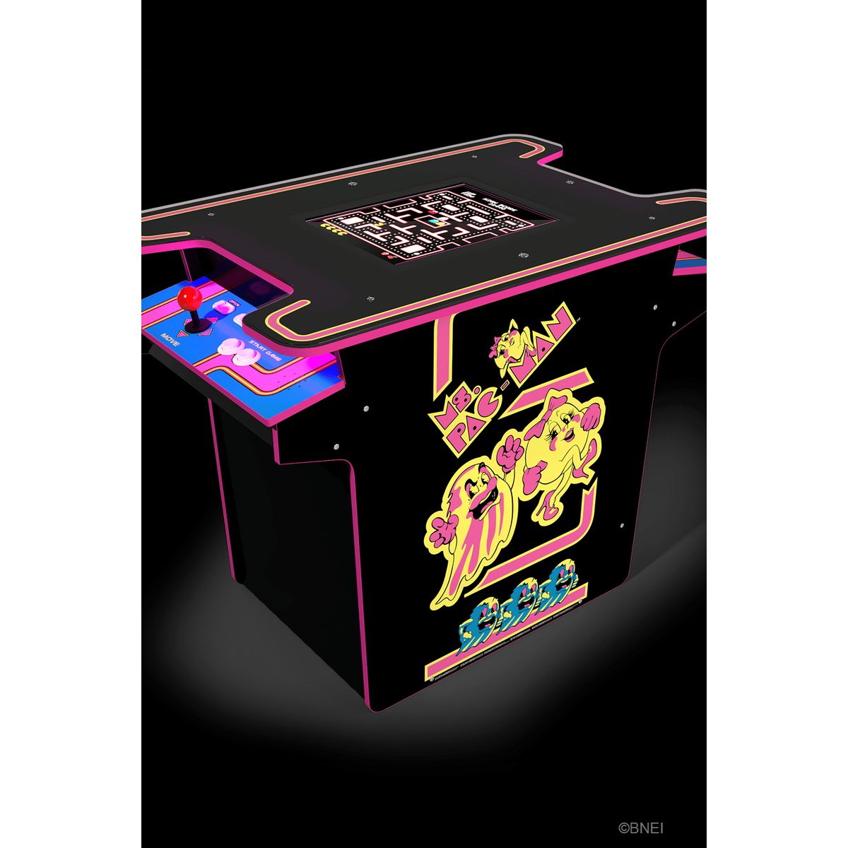 ARCADE 1 UP MS. PAC-MAN HEAD-TO-HEAD TABLE