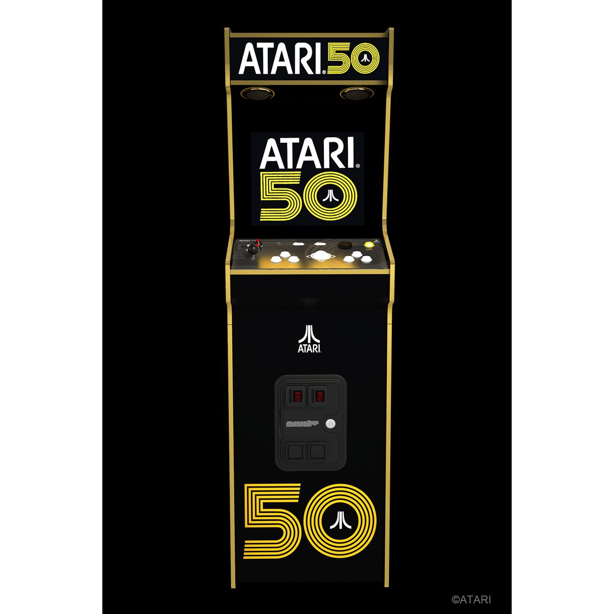 ARCADE 1 UP ATARI 50TH ANNIVESARY DELUXE ARCADE MACHINE - 50 GAMES IN 1