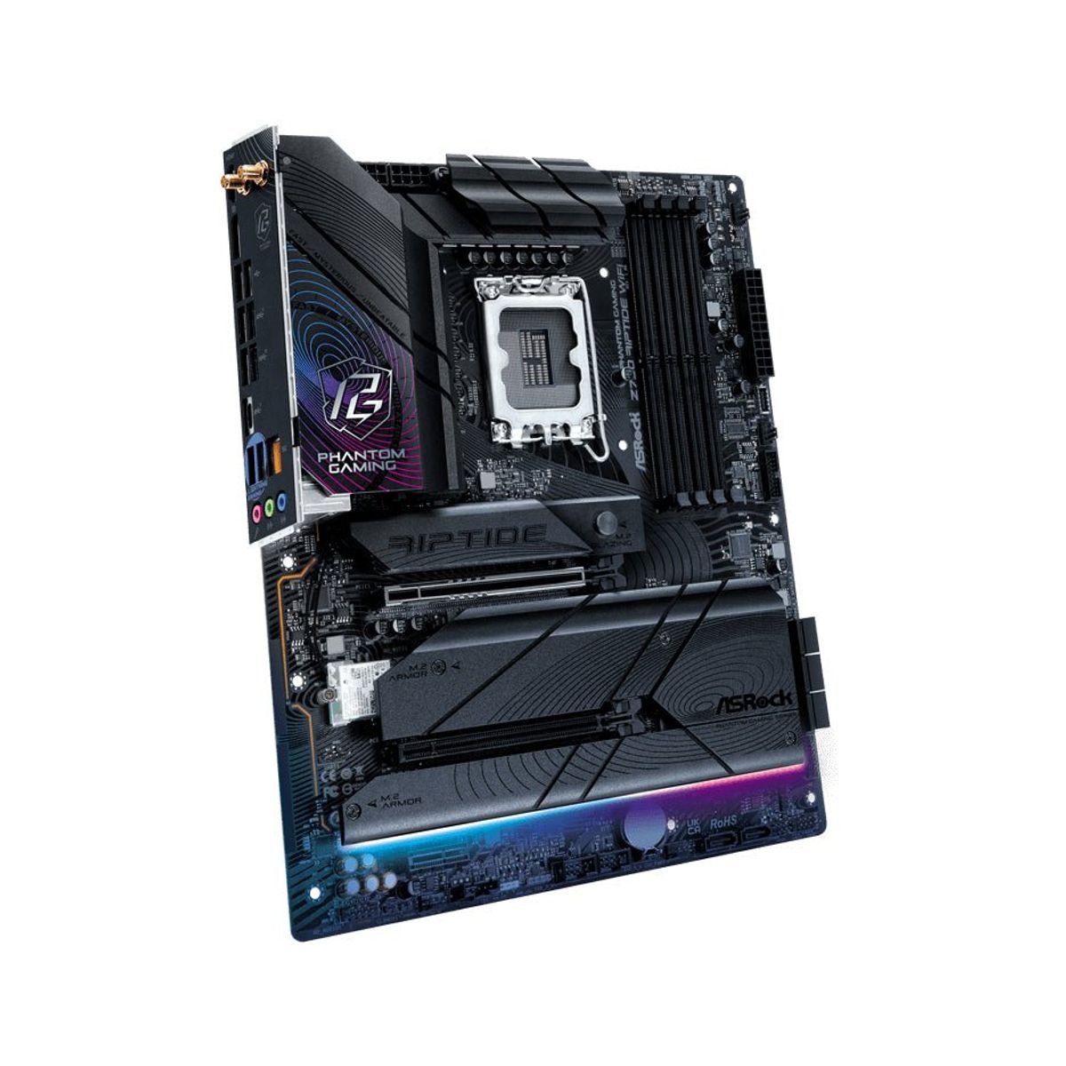 ASRock Z790 RIPTIDE WIFI Bundkort - Intel Z790 - Intel LGA1700 socket - DDR5 RAM - ATX - Bundkort