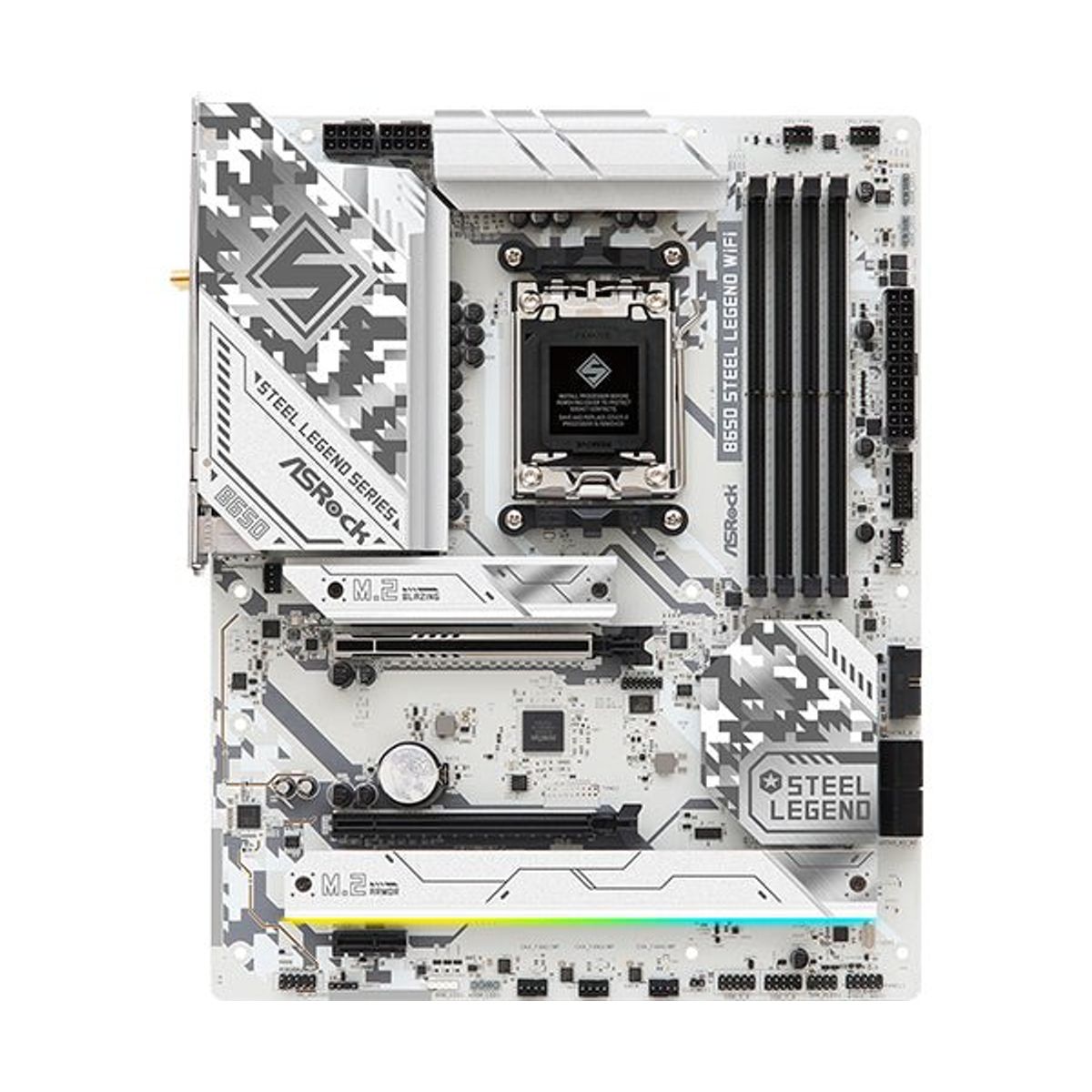 ASRock B650 Steel Legend WiFi ATX Socket AM5 - BundkortAMD B650