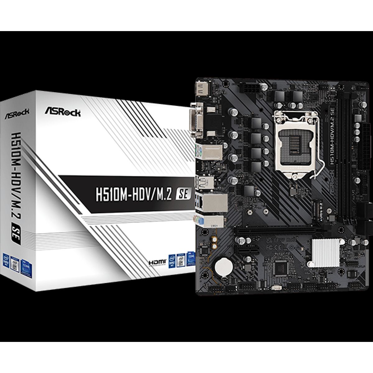 ASRock H510M-HDV/M.2 SE LGA1200 DDR4 - Bundkort