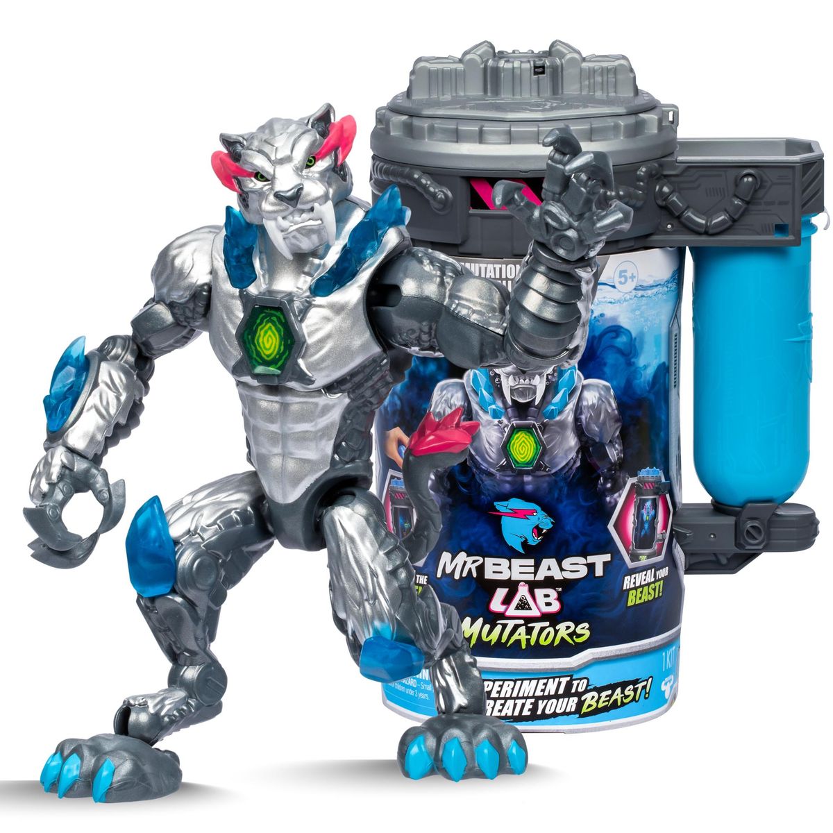 MR. BEAST LAB - Mutator Action Figs -Metalic Panther (20347)