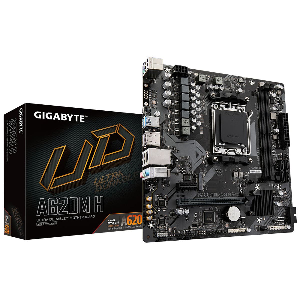 GIGABYTE A620M H - Socket AM5 - motherboard