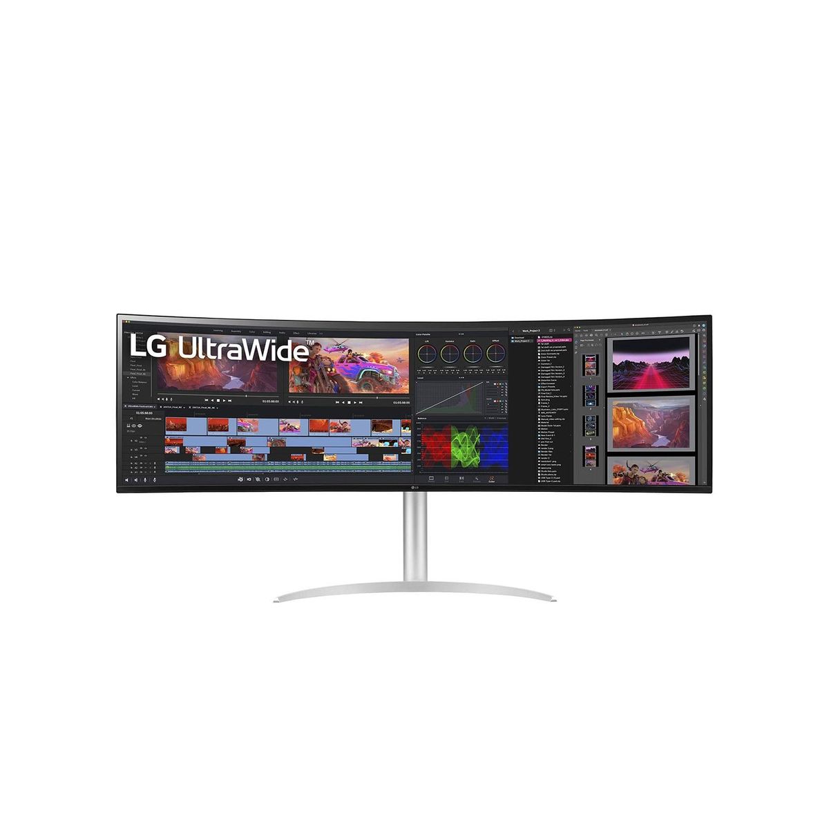 LG 49WQ95X-W 49 5120 x 1440 (UltraWide) HDMI DisplayPort USB-C 144Hz Dockingskærm