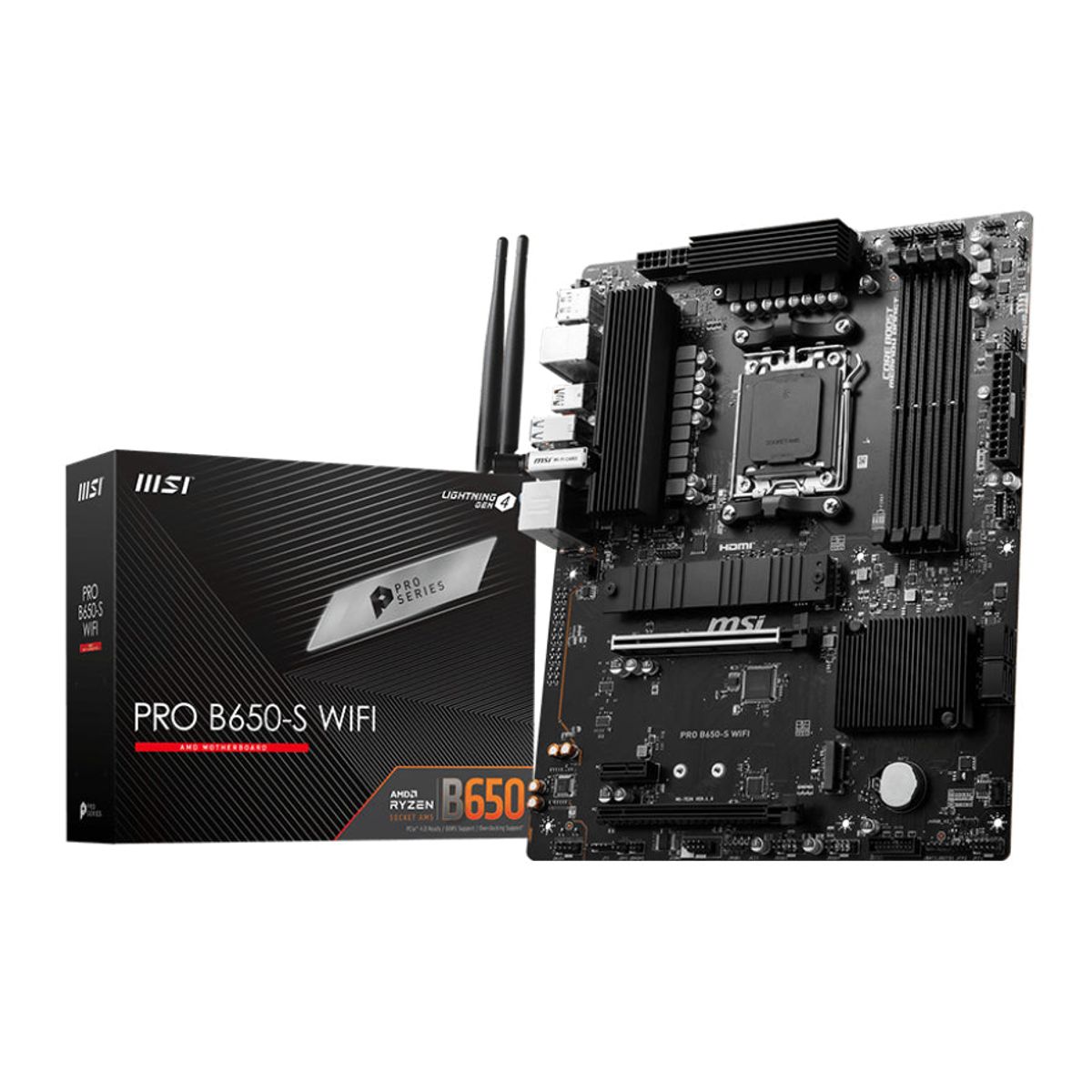 MSI PRO B650-S WIFI ATX Socket AM5 AMD B650