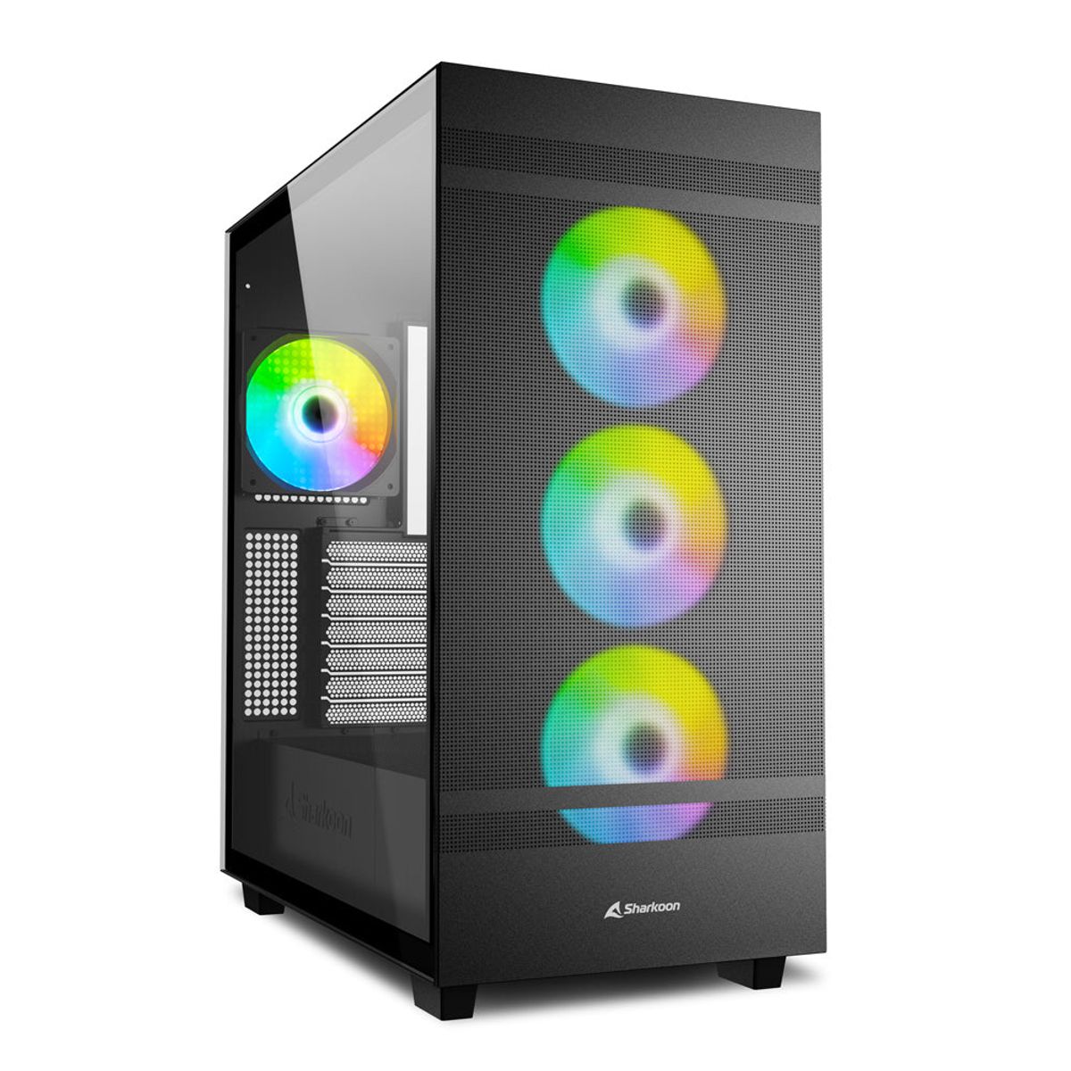 Sharkoon Rebel C50 RGB, tower case (black, tempered glass)