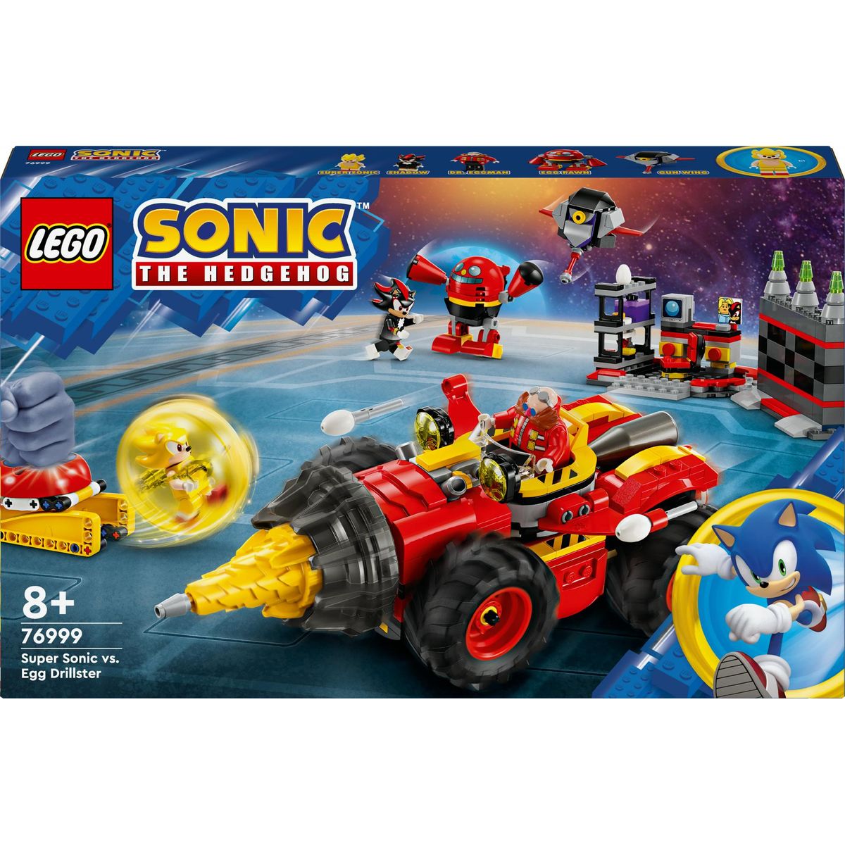 LEGO - Sonic - Super Sonic mod Egg Drillster (76999)