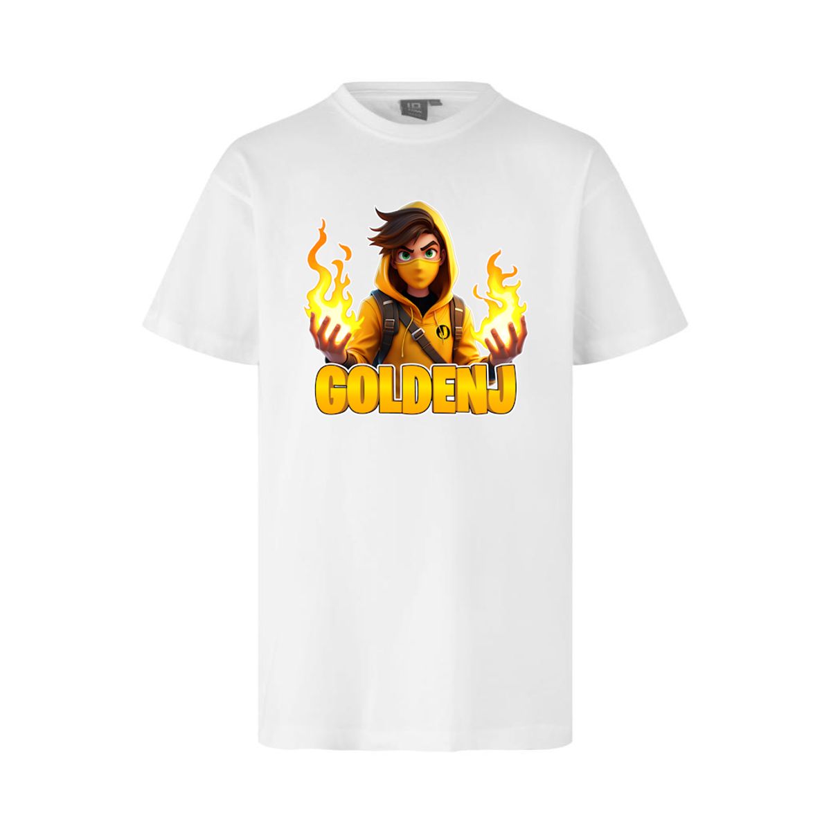 GoldenJ Flamme Tee - Hvid | XXL