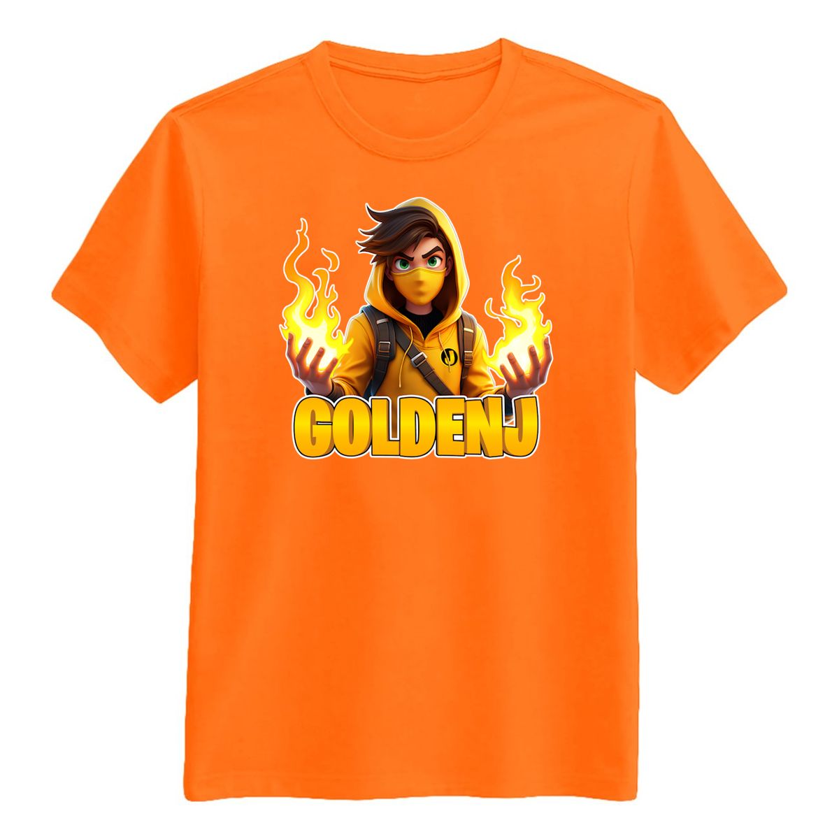 GoldenJ Flamme Tee - Orange | Large