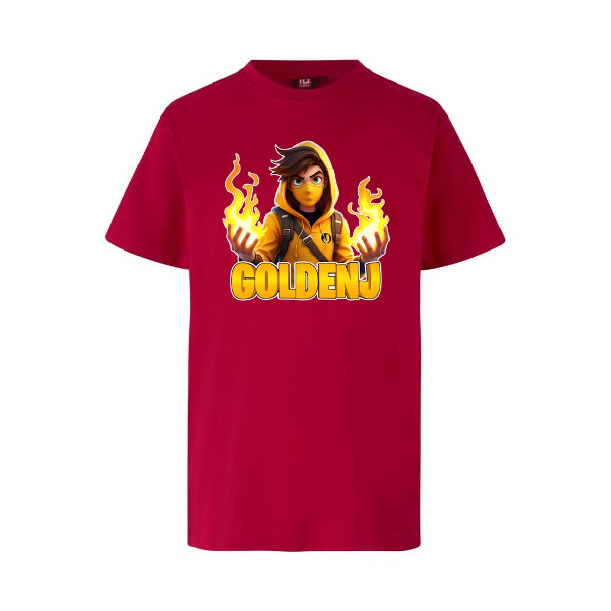 GoldenJ Flamme Tee - Rød | Small