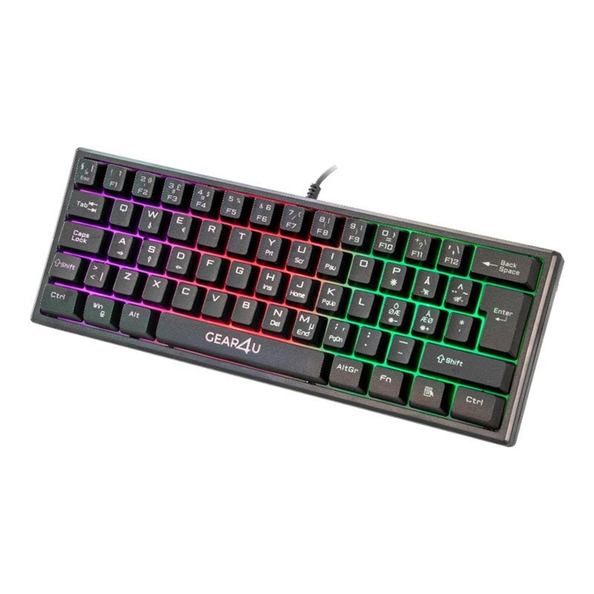 GEAR4U Mini Gaming Tastatur - 60%