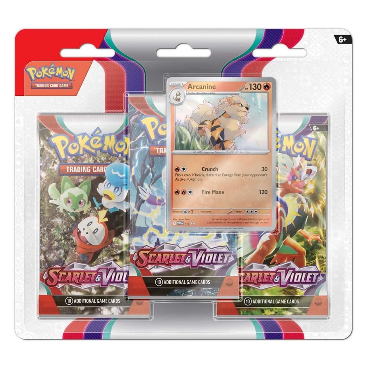 Pokémon - Blister 3P SV1 - Arcanine