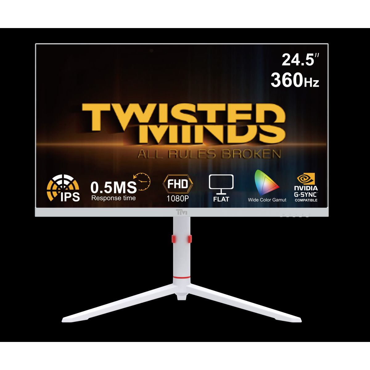 TWISTED MINDS ARTIC PRO SERIES 24" FHD - 360H - WHITE