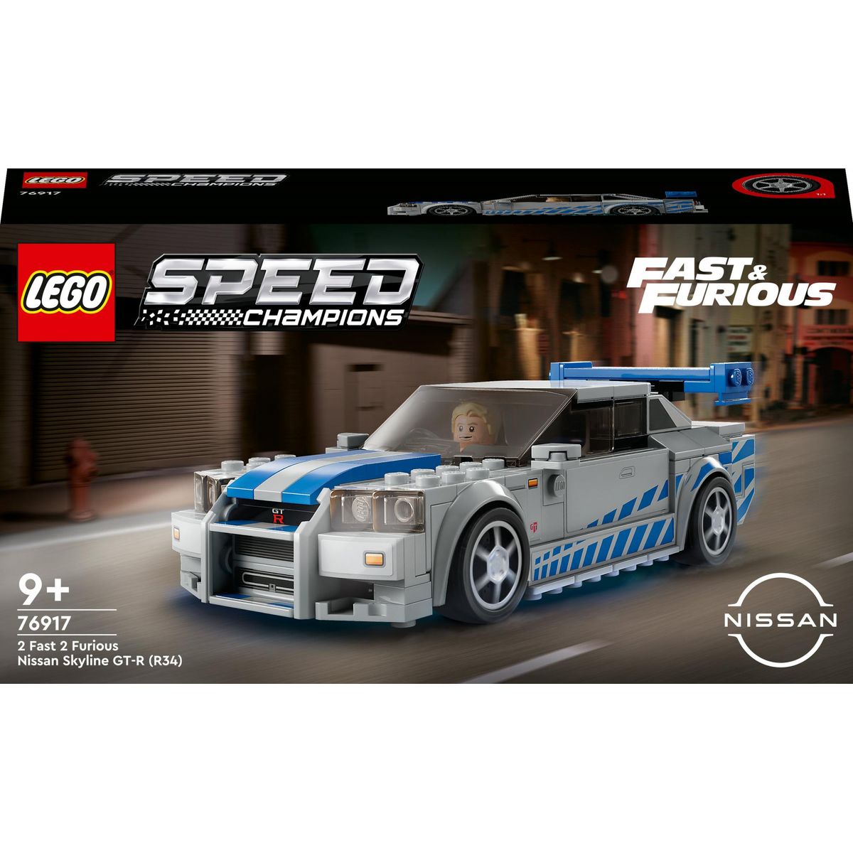 LEGO Speed Champions - 2 Fast 2 Furious Nissan Skyline GT-R R34 (76917)